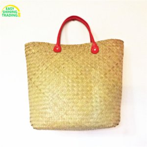 big straw bag