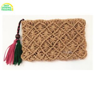 paper straw clutch bag