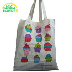 Recycled cotton shopping bag