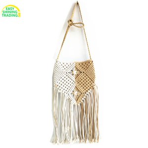 cotton rope crochet crossbody bag