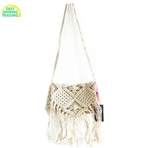 cotton rope crochet beach bag