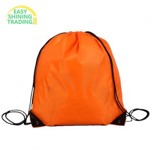 promotional polyester drawstring backpack