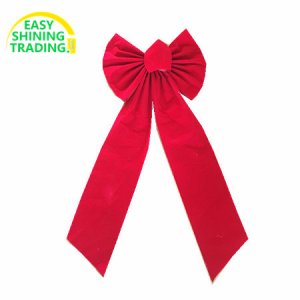 Red Velvet Christmas Bow