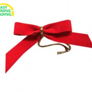 Small red bow