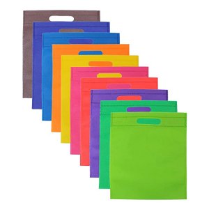 Cheap shopping D-cut non-woven bags