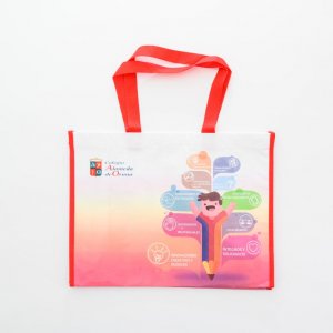 Eco Friendly Laminated Non Woven Bag Accept Customized Logo