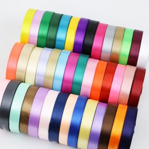Satin Ribbon for Gift Wrapping Happy Birthday Party Decorations,