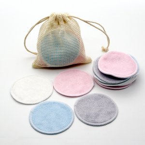 cotton mesh drawstring pouch