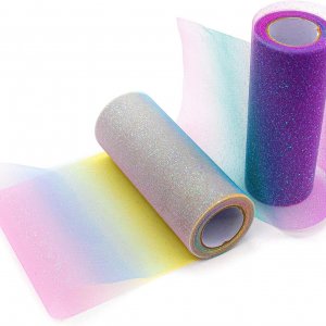 Gradient tulle rolls