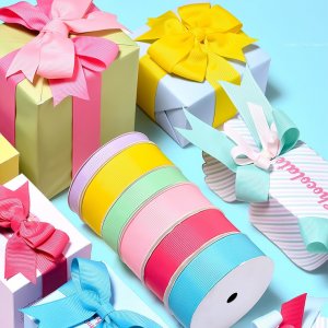 Ribbed Ribbon Gift Bow Wholesale | Factory Direct Pre-Tied Gift Bows for Packaging & Decoration