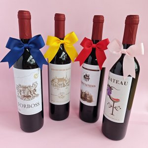 wine bottle bow
